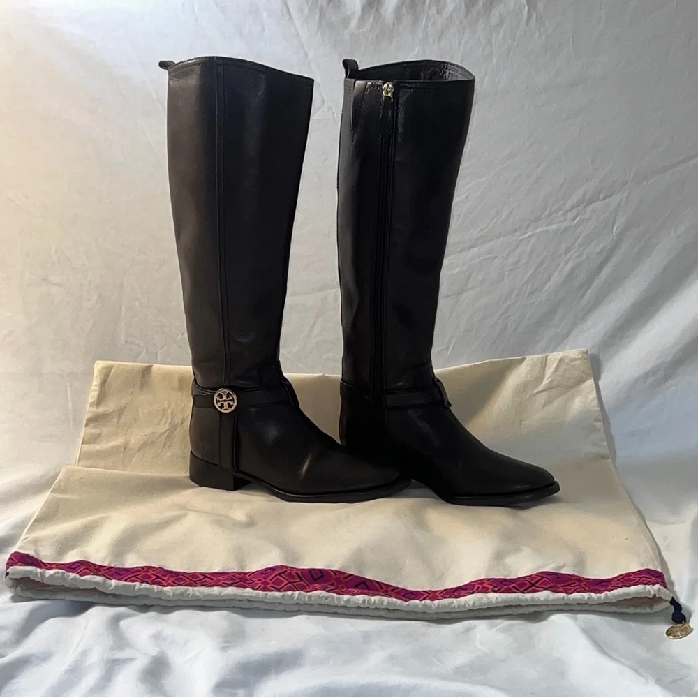 Tory Burch Leather Bristol Versatile Riding Boots 5